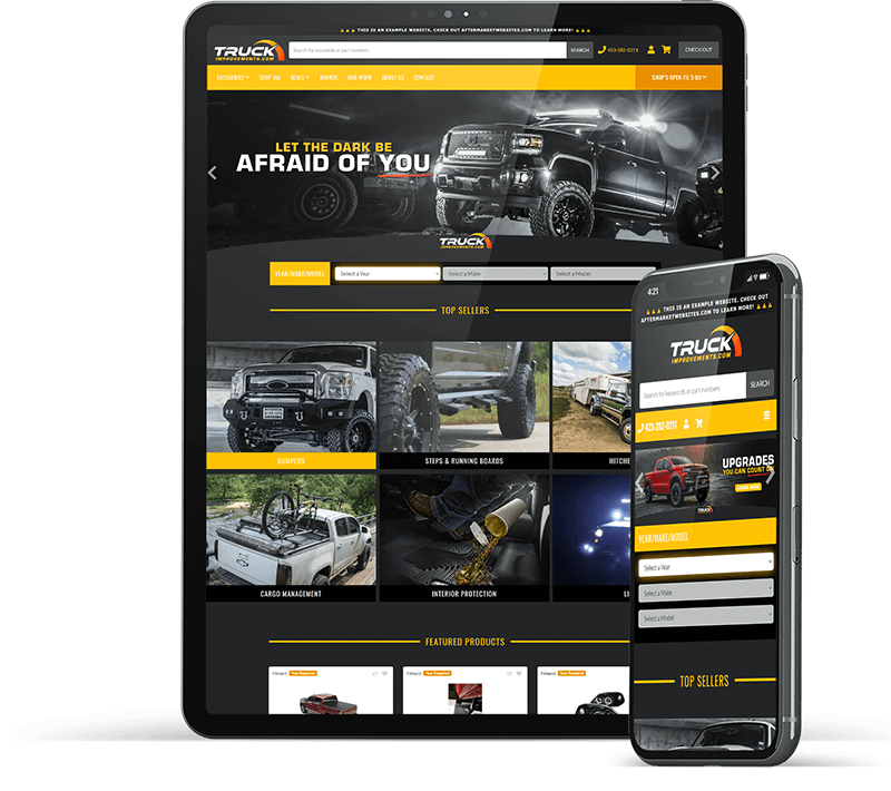 eCommerce Website Platform for Resellers and Installers of Aftermarket Accessories