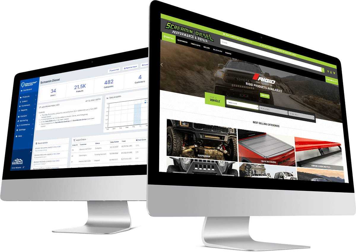 eCommerce Website Platform for Resellers and Installers of Aftermarket Accessories