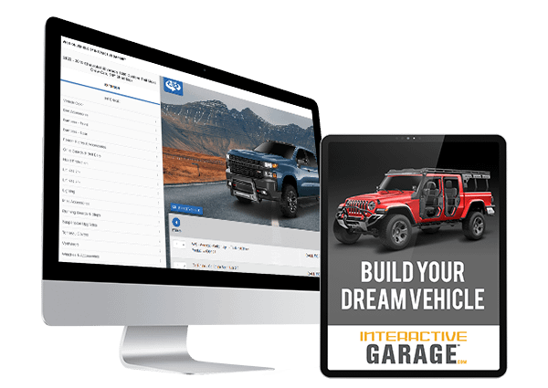Interactive Garage Aftermarket Websites Product Visualizer